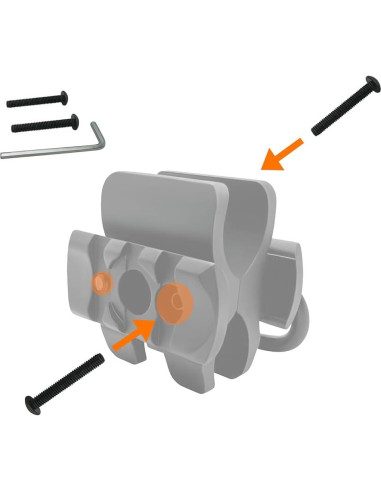 Abrazadera de cañón 12Ga GOTCIAL con gancho QD y riel Picatinny