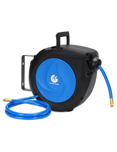 Carrete de Manguera de Aire G GOOD GAIN 15m x 9.5mm Azul