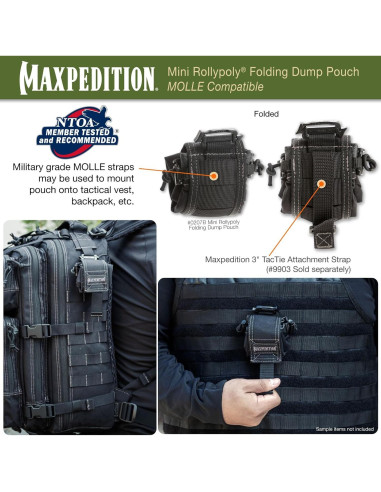 Pouch de Descarga Plegable Maxpedition Mini Rollypoly 1L