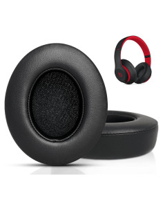 Almohadillas de Repuesto GVOEARS para Beats Studio 2 y 3 - Negro