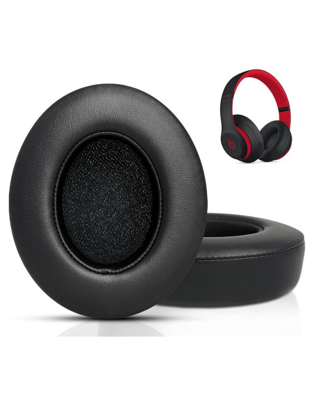 Almohadillas de Repuesto GVOEARS para Beats Studio 2 y 3 - Negro