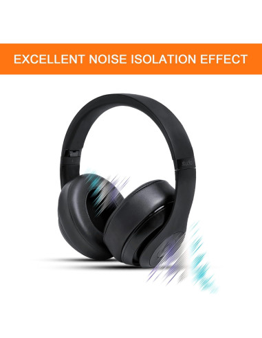 Almohadillas de Repuesto GVOEARS para Beats Studio 2 y 3 - Negro