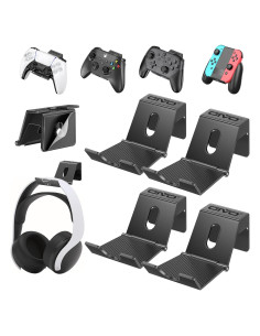 Soporte de Pared OIVO para Controladores y Auriculares - 4 Piezas