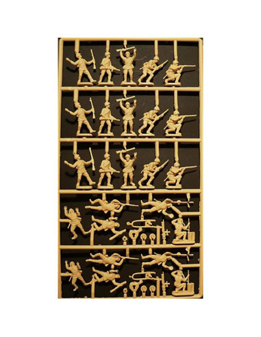 Kit de Modelo Italeri 1:72 Infantería Rusa WWII - 46 Figuras