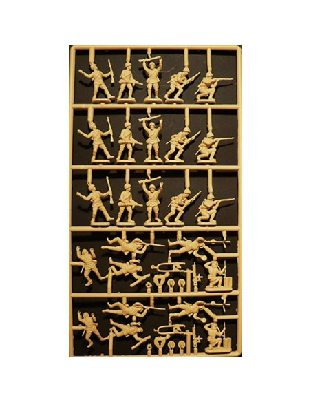 Kit de Modelo Italeri 1:72 Infantería Rusa WWII - 46 Figuras