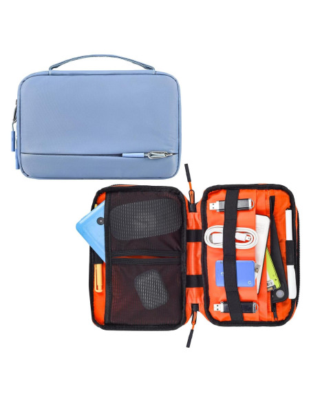 Bolsa Organizadora de Cables CAAORDKSO Azul Impermeable 24x15.7cm Bolsa Organizadora de Cables CAAORDKSO Azul Impermeable 24x15.7cm