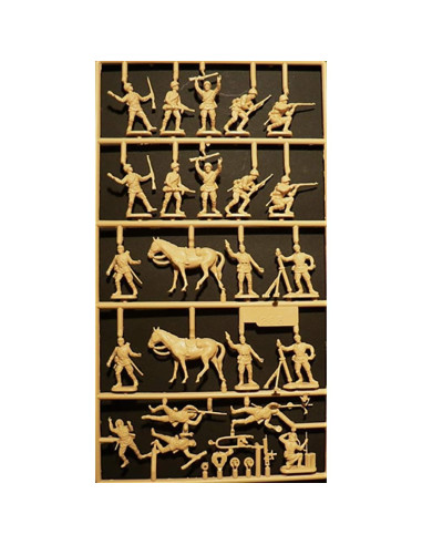 Kit de Modelo Italeri 1:72 Infantería Rusa WWII - 46 Figuras