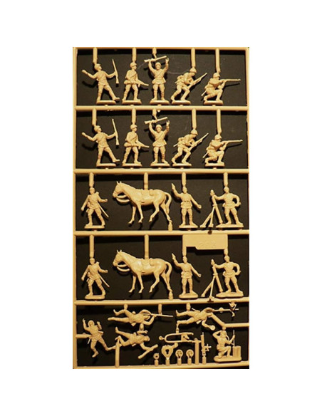 Kit de Modelo Italeri 1:72 Infantería Rusa WWII - 46 Figuras