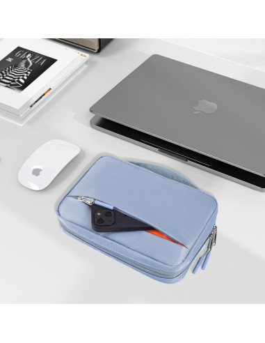 Bolsa Organizadora de Cables CAAORDKSO Azul Impermeable 24x15.7cm