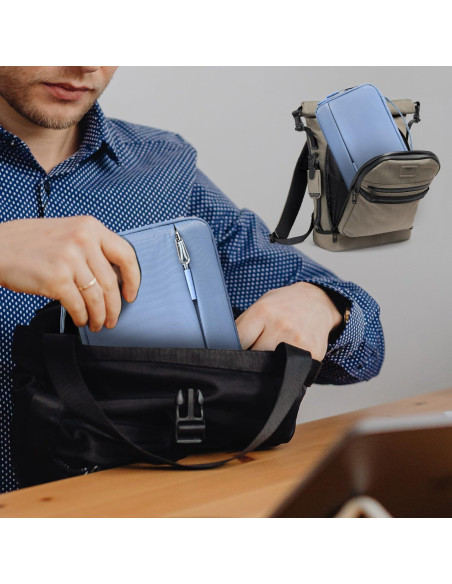 Bolsa Organizadora de Cables CAAORDKSO Azul Impermeable 24x15.7cm Bolsa Organizadora de Cables CAAORDKSO Azul Impermeable 24x15.7cm