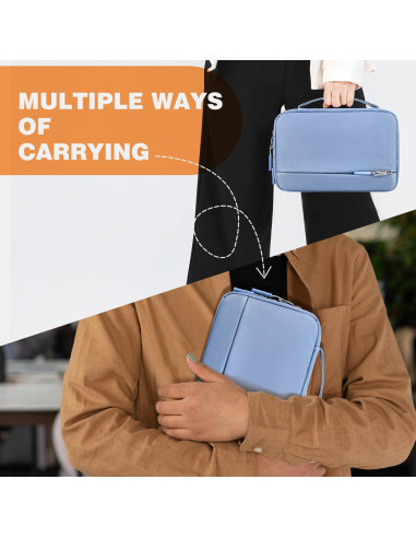 Bolsa Organizadora de Cables CAAORDKSO Azul Impermeable 24x15.7cm