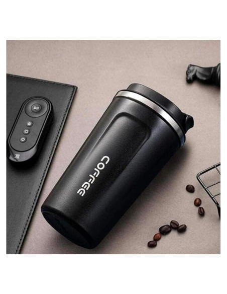 Taza de Café Inteligente Genérico 380ml Control Temperatura Negra