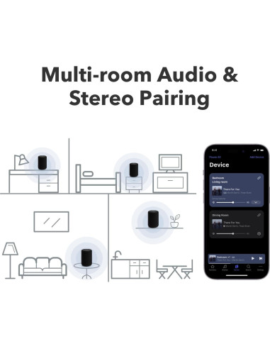 Altavoz Inalámbrico Audio Pro A10 MKII WiiM 50W Bluetooth WiFi