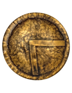 Escudo de Guerra Antigua LOOYAR Hecho a Mano 61 cm