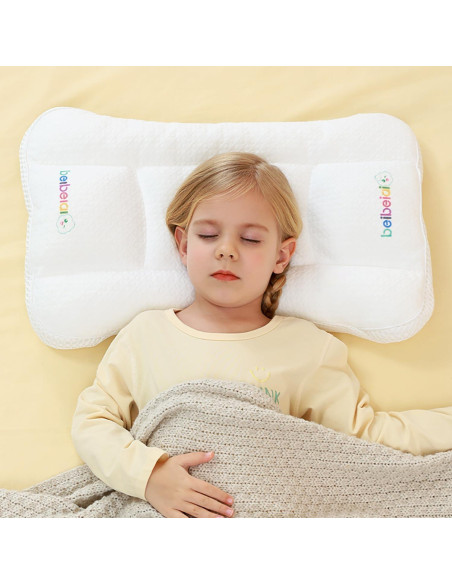 Almohada Ergonómica Hebove para Niños 1-3 Años Lavable