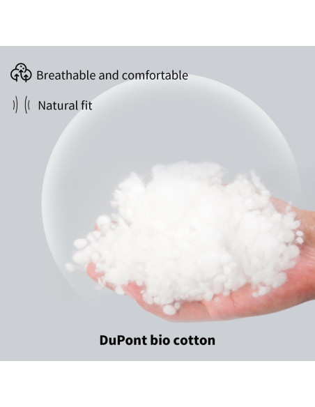 Almohada Ergonómica Hebove para Niños 1-3 Años Lavable