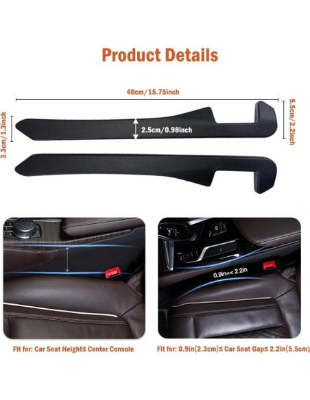 Relleno Universal para Espacio entre Asientos de Coche Ygapuzi Beige