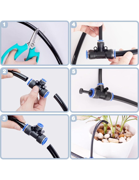 Kit de Riego por Goteo Suyeah 15m Automático Flexible Kit de Riego por Goteo Suyeah 15m Automático Flexible