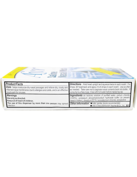 Ayr Mist Salino Nasal 50 ml - Paquete de 2 Botellas Ayr Mist Salino Nasal 50 ml - Paquete de 2 Botellas