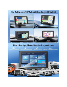 Pantalla táctil portátil 7" HD Carplay Android Auto Bokilino 2