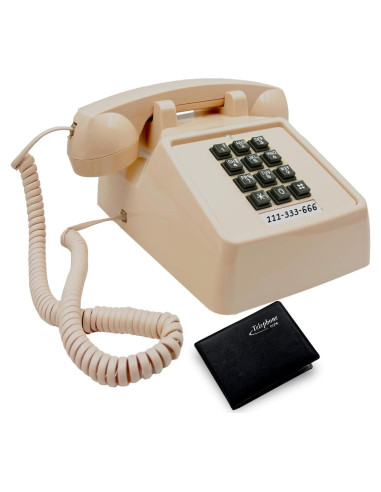 Teléfono de Línea Fija Vintage JIUZHOUYOUTU Beige 1.13 kg