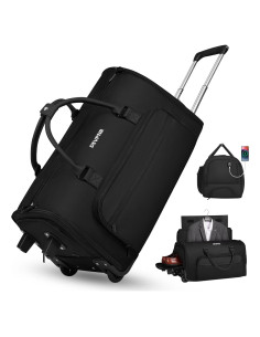 Bolsa de Duffle Rodante DEVPNR 59L con Compartimento para Zapatos