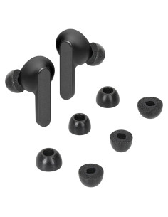 Puntas de Repuesto kwmobile para JBL Live Pro 2 TWS - 6 Pzas - Espuma de Memoria - Negro