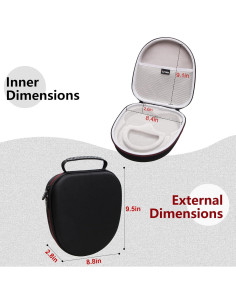 Funda Dura LTGEM para Auriculares Logitech G735 - Negro 2