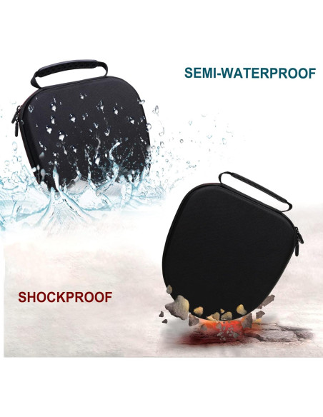 Funda Dura LTGEM para Auriculares Logitech G735 - Negro