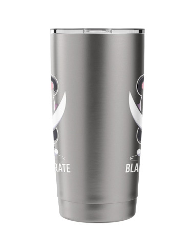 Taza Aislada de Acero Inoxidable 20 oz Rosa Gótica Kawaii