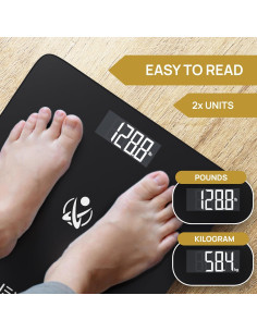 Báscula de Baño Digital INEVIFIT 181 kg Vidrio Templado 2