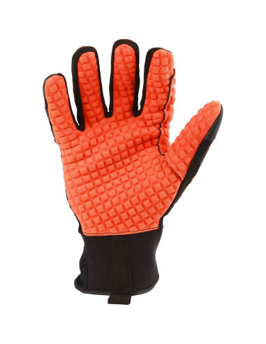 Guantes de Mecánico Ironclad XL Negro/Naranja con Protección
