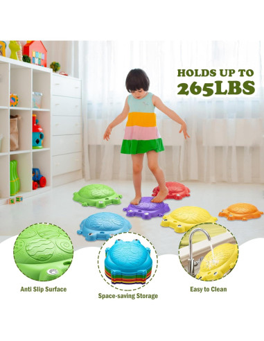 Piedras de Equilibrio VROGTIK 8 Piezas para Niños 3-8 Años