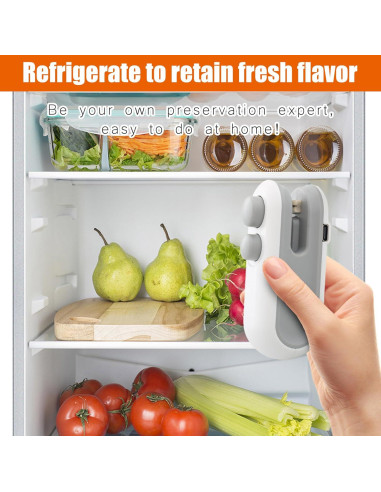 Mini Sello de Bolsas SJJGWW 2 en 1 Cortador y Sellador