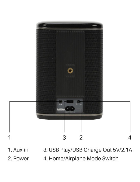 Altavoz RIVA Arena Hi-Fi Bluetooth 50W Multiroom Negro Altavoz RIVA Arena Hi-Fi Bluetooth 50W Multiroom Negro