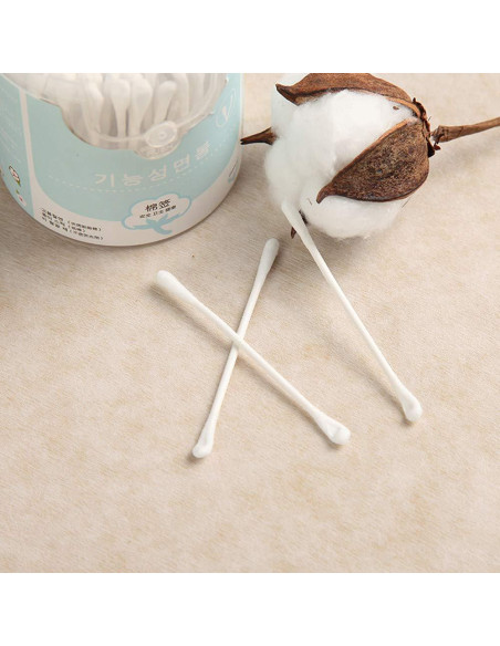 Bastoncillos de Algodón PandaHome 250 ct con Cucharita