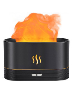 Difusor de Aroma Aegci A-F503 180ml Negro con Luz LED