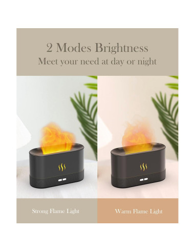 Difusor de Aroma Aegci A-F503 180ml Negro con Luz LED