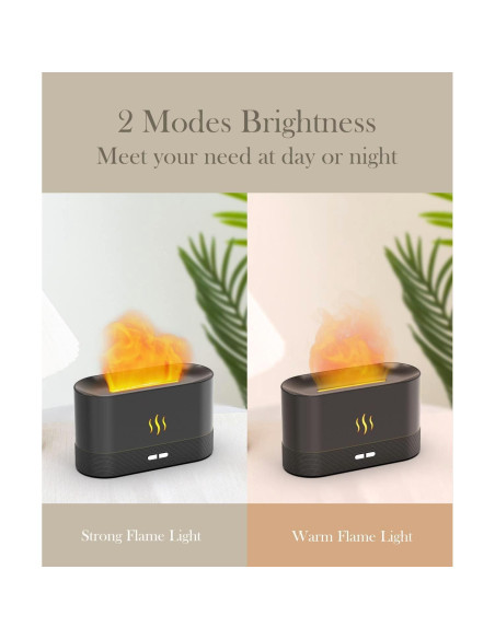 Difusor de Aroma Aegci A-F503 180ml Negro con Luz LED