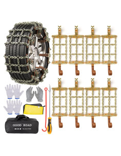Cadenas de Nieve AutoChoice para Neumáticos 165-205mm - 8 Piezas