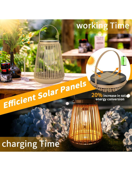 Linternas Solares Impermeables KagoLing - Paquete de 2