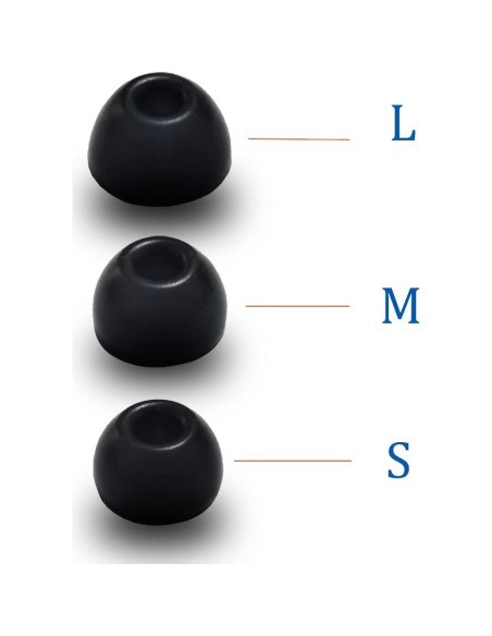 Puntas de Silicona para Auriculares Beats Fit Pro y Studio Buds - 6 Pares