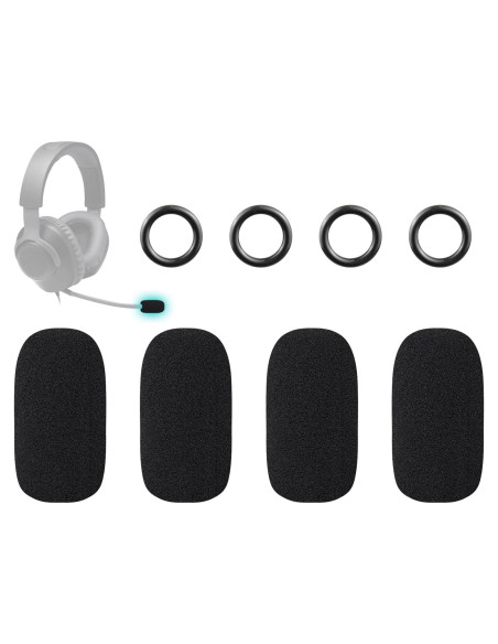 Funda de Micrófono SOULWIT para Auriculares JBL Quantum - Negro
