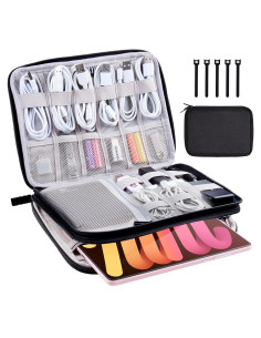 Organizador Electrónico de Viaje Shen Zhen 24.89x17.53cm Negro