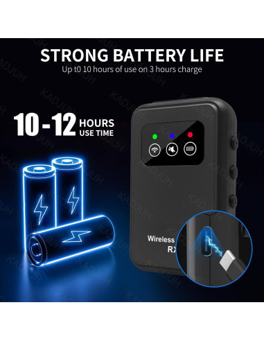 Sistema de Monitoreo In-Ear Inalámbrico Kadjuh M7 50m