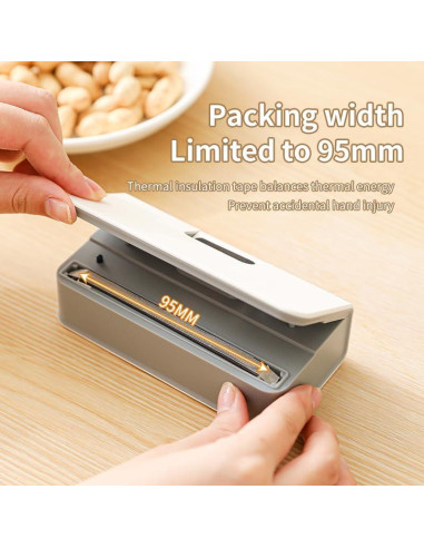 Mini Sello de Bolsas YACVRLT Recargable 1600mAh Azul