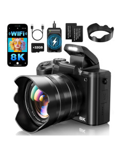 Cámara Digital 8K XNSIAKXA DC226 88MP Autofocus WiFi