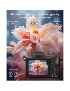 Cámara Digital 8K XNSIAKXA DC226 88MP Autofocus WiFi 2