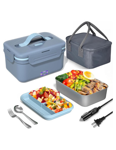Caja de Almuerzo Eléctrica Monteka 1.8L 100W Azul