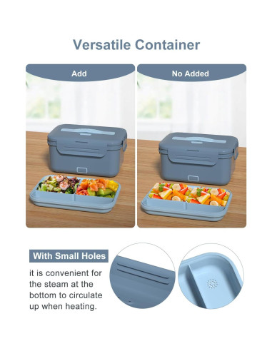 Caja de Almuerzo Eléctrica Monteka 1.8L 100W Azul